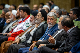 سید عباس صالحی، وزیر فرهنگ و ارشاد اسلامی در آیین تودیع و معارفه رئیس سازمان حج و زیارت