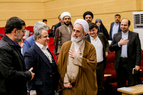 حضور آیت الله علیرضا اعرافی - مدیر حوزه های علمیه کشور در نود و سومین گردهمایی معاونین فرهنگی جهاد دانشگاهی کشور - قم