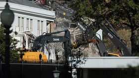 ترامپ: صدایی گوش نوازتر از صدای بیل مکانیکی در کاخ سفید نیست