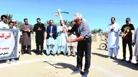 آغاز ساخت مدرسه ۱۲ کلاسه به همت دو خیر در سراوان