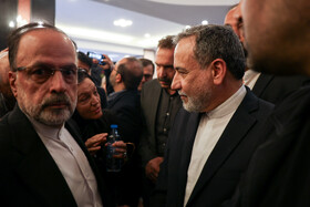 سید عباس عراقچی، وزیر امور خارجه در حاشیه اختتامیه دومین نشست منطقه‌ای دیپلماسی استانی - مشهد