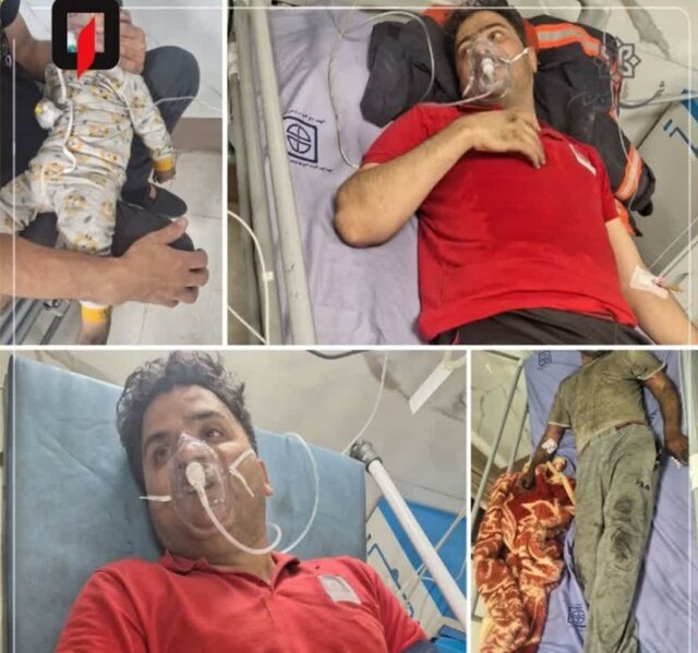 مصدومیت ۲ آتش‌نشان و ۵ شهروند سمنانی در حادثه آتش‌سوزی یک واحد مسکونی + ویدئو
