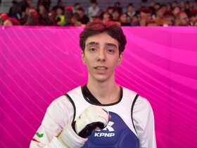 تکواندوی قهرمانی جهان/ حاجیموسایی با شکست قهرمان جهان به فینال رسید