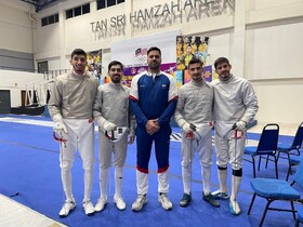 مدال برنز شمشیربازی زیر ۲۳ سال ایران در آسیا با یک پیروزی!