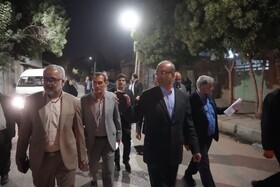 اجرای طرح ساماندهی روشنایی معابر در کرمانشاه