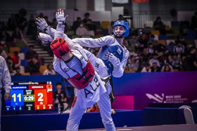 حاجی موسایی نایب قهرمان تکواندوی جهان شد