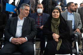 فرزانه صادق مالواجرد،وزیر راه و شهرسازی در مراسم آیین آغاز عملیات اجرایی تعریض و بهسازی آزادراه ساوه - سلفچگان