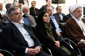 فرزانه صادق مالواجرد،وزیر راه و شهرسازی در مراسم آیین آغاز عملیات اجرایی تعریض و بهسازی آزادراه ساوه - سلفچگان