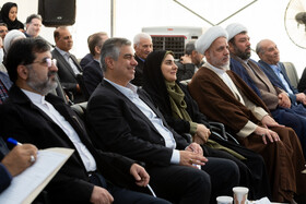 فرزانه صادق مالواجرد،وزیر راه و شهرسازی در مراسم آیین آغاز عملیات اجرایی تعریض و بهسازی آزادراه ساوه - سلفچگان