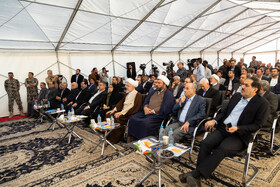 آیین آغاز عملیات اجرایی تعریض و بهسازی آزادراه ساوه - سلفچگان