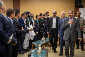 محمد باقر قالیباف، رئیس مجلس شورای اسلامی در همایش بین المللی سرمایه‌گذاری و تامین مالی در صنعت نفت، گاز و پتروشیمی