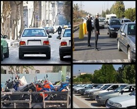 توقیف ۸۳۹  موتور و خودروی «پلاک مخدوش» در غرب استان تهران