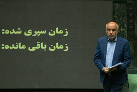 احمد میدری، وزیر کار در صحن علنی مجلس ـ ۶ آبان