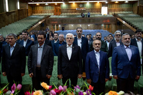 مراسم تکریم و معارفه رئیس ستاد مبارزه با قاچاق کالا و ارز با حضور محمدرضا عارف، معاون اول رئیس‌جمهور