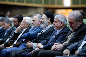  سید رضا صالحی امیری، وزیر میراث فرهنگی و گردشگری در مراسم تکریم و معارفه رئیس ستاد مبارزه با قاچاق کالا و ارز