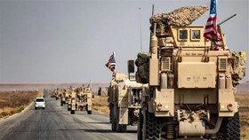 ورود کاروان بزرگ نظامی آمریکا به پایگاه الحریر در اربیل