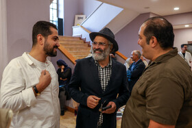 بهزاد خداویسی در مراسم یادبود ناصر تقوایی