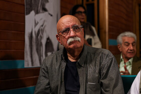 هوشنگ گلمکانی در مراسم یادبود ناصر تقوایی