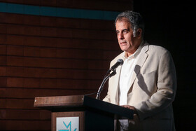 محسن امیریوسفی در مراسم یادبود ناصر تقوایی