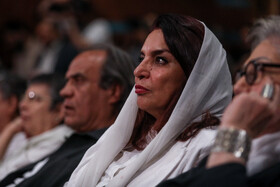 تهمینه میلانی در مراسم یادبود ناصر تقوایی