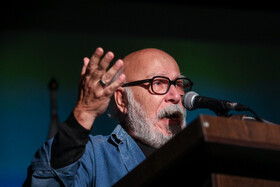 علیرضا داوودنژاد در مراسم یادبود ناصر تقوایی