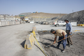 بازدید خبرنگاران از طرح تامین آب از رودخانه‌های مرزی یال شمالی هزار - مشهد