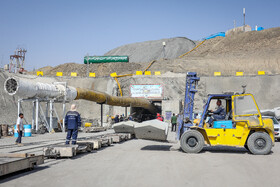 بازدید خبرنگاران از طرح تامین آب از رودخانه‌های مرزی یال شمالی هزار - مشهد