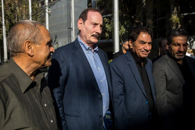 مراسم تشییع پیکر «اکبر کارگرجم»