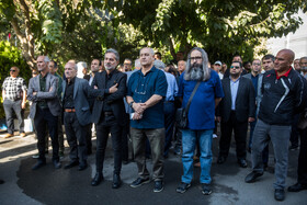 مراسم تشییع پیکر «اکبر کارگرجم»