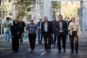 مراسم تشییع پیکر «اکبر کارگرجم»