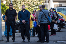 مراسم تشییع پیکر «اکبر کارگرجم»