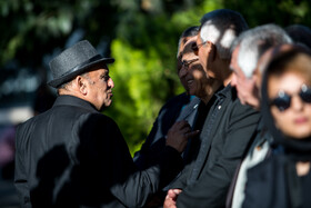 مراسم تشییع پیکر «اکبر کارگرجم»