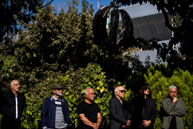 مراسم تشییع پیکر «اکبر کارگرجم»