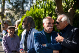 مراسم تشییع پیکر «اکبر کارگرجم»