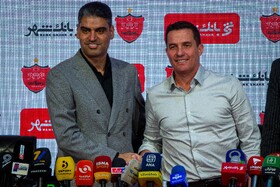 مراسم معارفه و امضای قرارداد اوسمار ویرا، سرمربی جدید تیم پرسپولیس