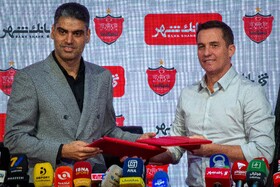 مراسم معارفه و امضای قرارداد اوسمار ویرا، سرمربی جدید تیم پرسپولیس