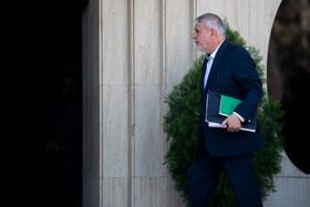 رضا صالحی امیری، وزیر میراث فرهنگی و گردشگری در حاشیه جلسه هیات دولت - ۷ آبان