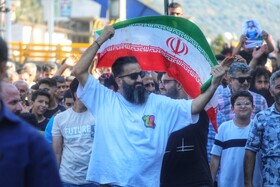 مراسم استقبال از سینا خلیلی نایب قهرمان کشتی آزاد امیدهای جهان