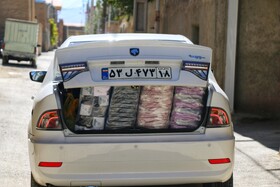 از نخ تا نقش؛ روایت دست‌های هنرمند لتگاهی‌ها در جشنواره جوراب