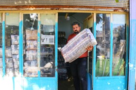 از نخ تا نقش؛ روایت دستهای هنرمند لتگاهیها در جشنواره جوراب