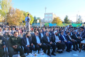 حضور استاندار و جمعی از مسئولین در جشنواره جوراب لتگاه