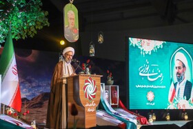 سخنرانی حجت الاسلام و المسلمین رضا نوری  نماینده ولی فقیه  دراجلاسیه سه هزار شهید خراسان شمالی 