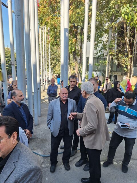 حضور پیشکسوتان ورزش ایران در مراسم تشییع پیکر کارگرجم