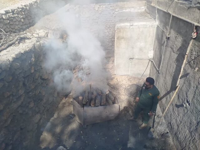 تعطیلی کوره‌های زغالی غیرمجاز در دشت برم کازرون