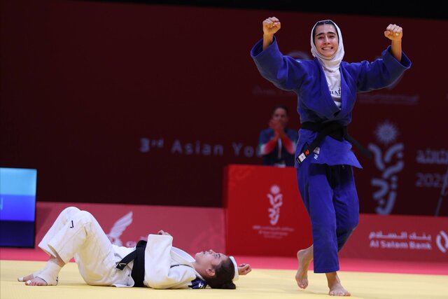طلای دختر جودوکار ایران در بازی‌های آسیایی جوانان
