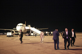 افتتاح طرح‌های زیرساختی فرودگاه کیش با حضور وزیر اقتصاد