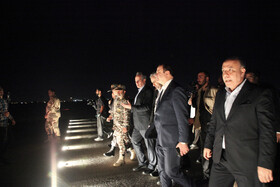 افتتاح طرح‌های زیرساختی فرودگاه کیش با حضور وزیر اقتصاد