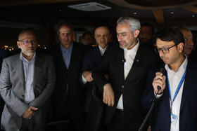 افتتاح طرحهای زیرساختی فرودگاه کیش با حضور وزیر اقتصاد