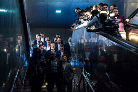 مسعود پزشکیان، رئيس جمهور در بازدید از خطوط راه آهن حومه‌ای استان تهران