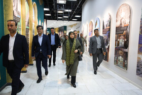 شینا انصاری معاون رئیس جمهور و رئیس سازمان حفاظت محیط زیست کشور در گرامیداشت روز ملی محیط‌بان - مشهد